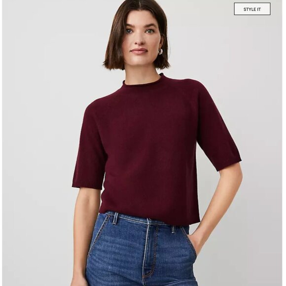 Ann Taylor 100% Cashmere Top - Picture 1 of 8